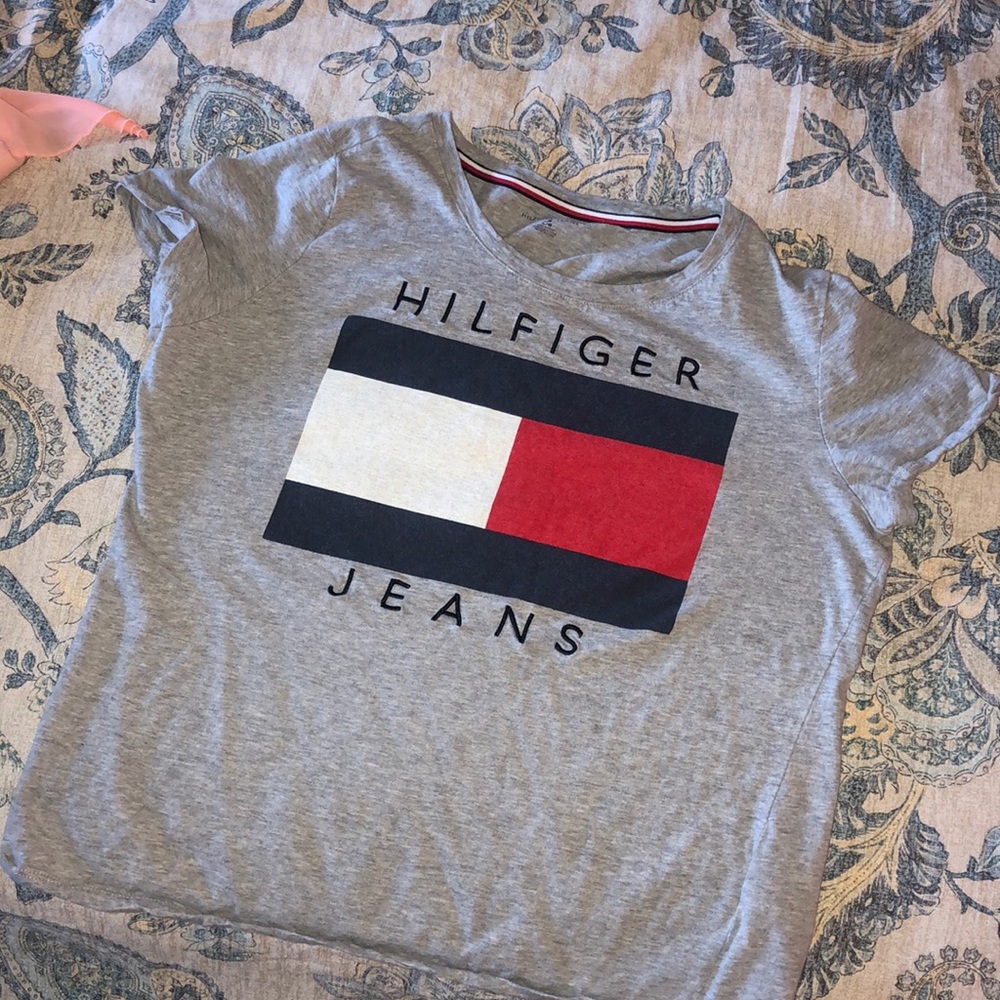 Tommy Hilfiger Grey Comfy Crop